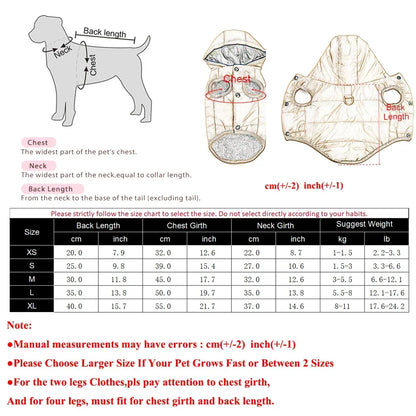 Cozy Fleece Dog Hoodie with D-ring for Winter