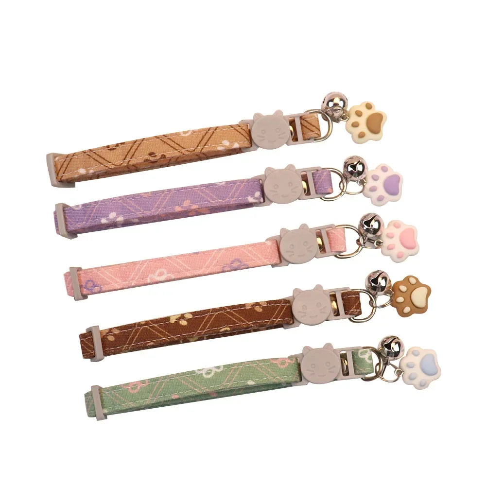Charming Breakaway Cat Collar with Bell - Adjustable & Safe