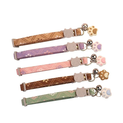 Charming Breakaway Cat Collar with Bell - Adjustable & Safe