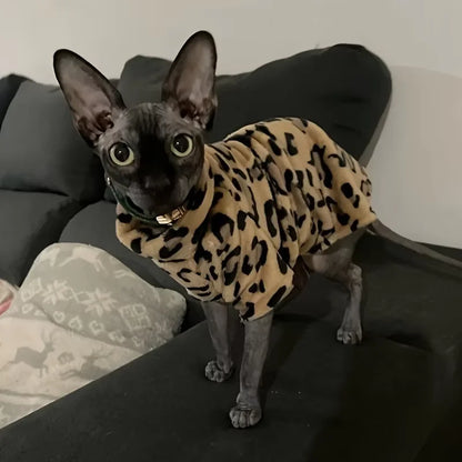 Soft Warm Winter Clothes for Sphynx Cats