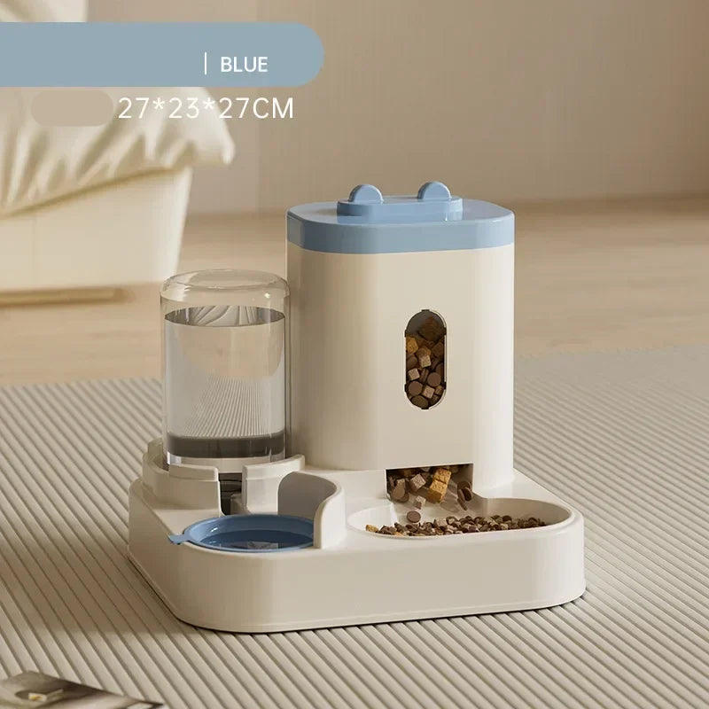 2-in-1 Automatic Feeder and Water Dispenser for Dogs and Cats