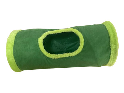 Cozy Suede Tunnel for Pets - Interactive Play & Comfort