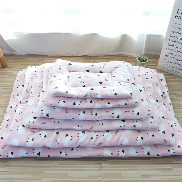 Cozy Double-Sided Pet Mat for Cats and Small Dogs