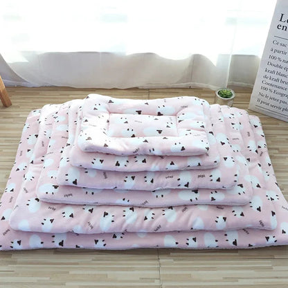 Cozy Double-Sided Pet Mat for Cats and Small Dogs
