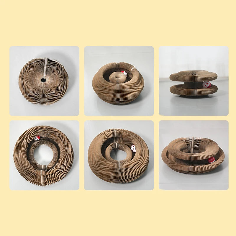 Ultimate Cat Scratching Toy with Ball and Climbing Frame