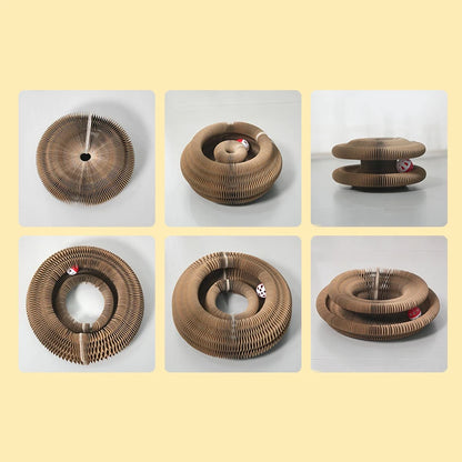 Ultimate Cat Scratching Toy with Ball and Climbing Frame