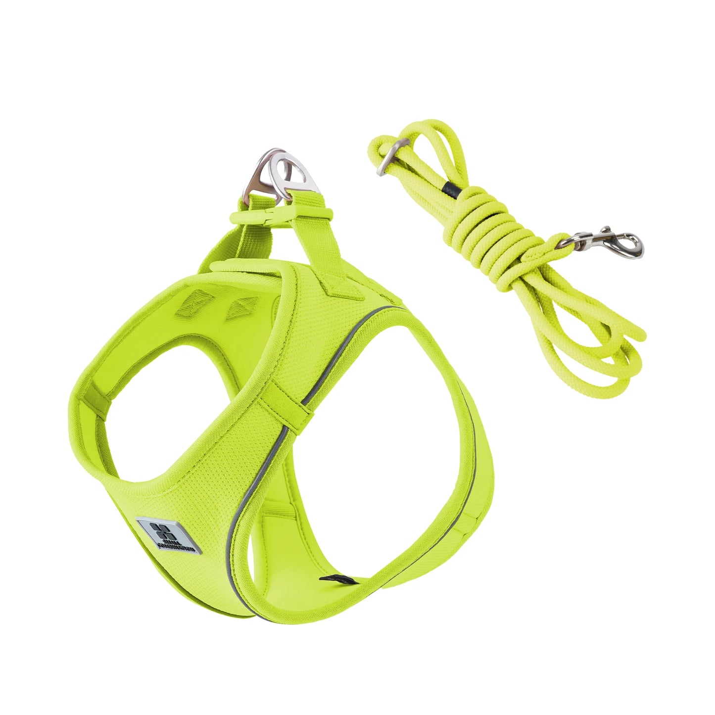 Reflective Dog Harness & Leash Set - Adjustable & Comfortable