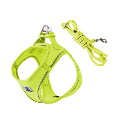 Reflective Dog Harness & Leash Set - Adjustable & Comfortable