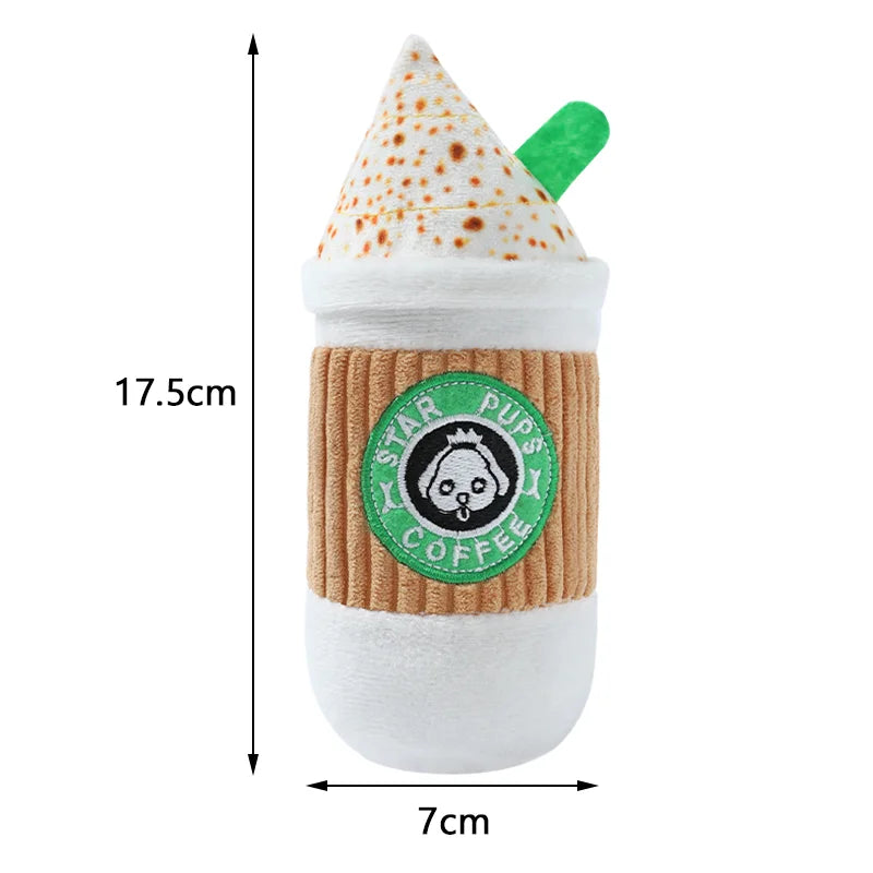 Irresistible Squeaky Dog Toys - Pizza & Doughnut Shapes