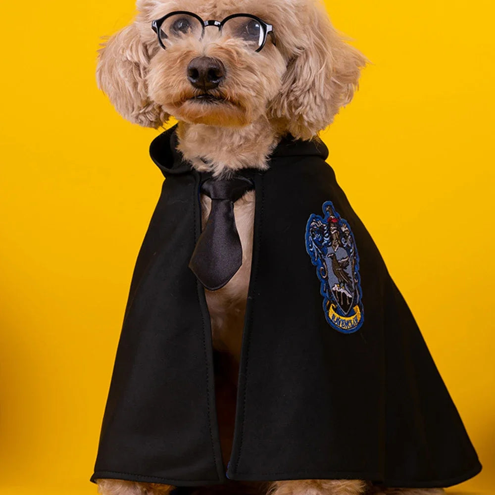 Pet Wizard Cape - Magic Academy Cosplay Costume for Dogs & Cats