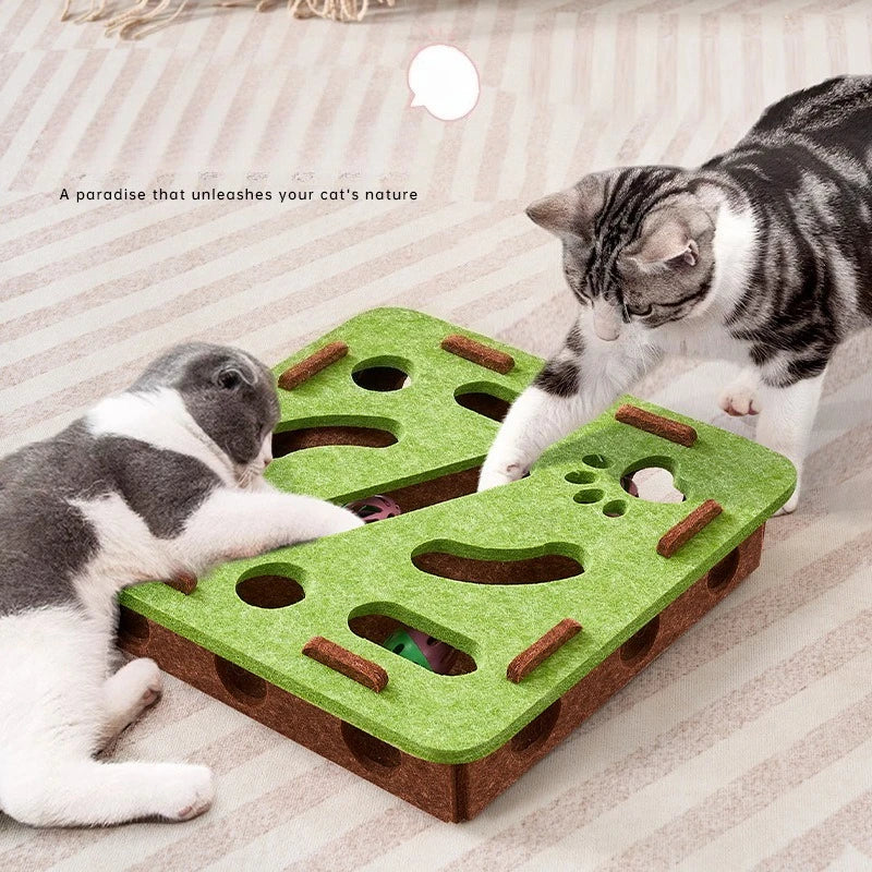 Ultimate Interactive Sisal Cat Scratching Post & Playhouse