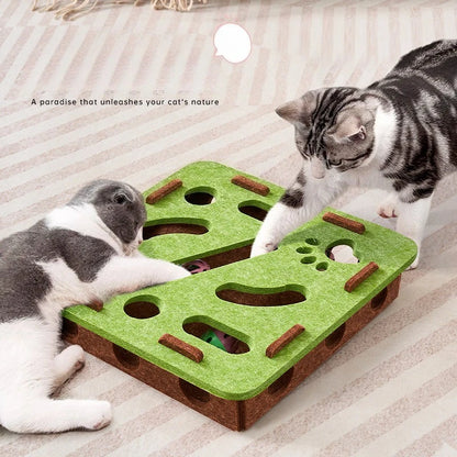 Ultimate Interactive Sisal Cat Scratching Post & Playhouse