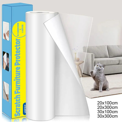 Transparent Anti-Scratch Furniture Protector for Cats