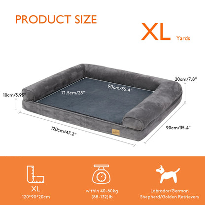 Orthopedic Extra Large Dog Bed with Washable Cover