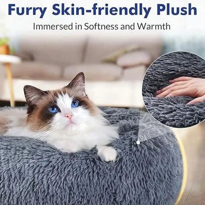 Ultra Soft Plush Pet Bed for Cats and Dogs - Multiple Sizes