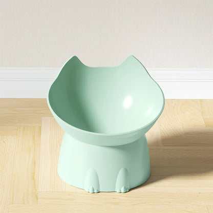 WhiskerWare Elevated Cat Bowl - Anti-Tip & Neck Protection