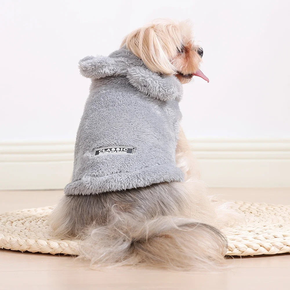 Cozy Fleece Hoodie for Small & Medium Pets - Warm & Cute