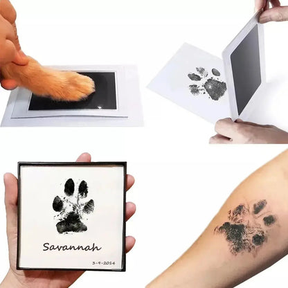 PawPrint Memories – 'Clean Touch' Ink Pad Kit for Pet Paw & Nose Prints