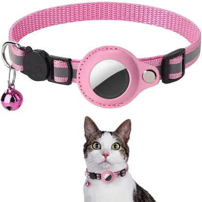 SmartTrack Cat Collar – Reflective, Anti-Choke Safety Collar with AirTag Holder