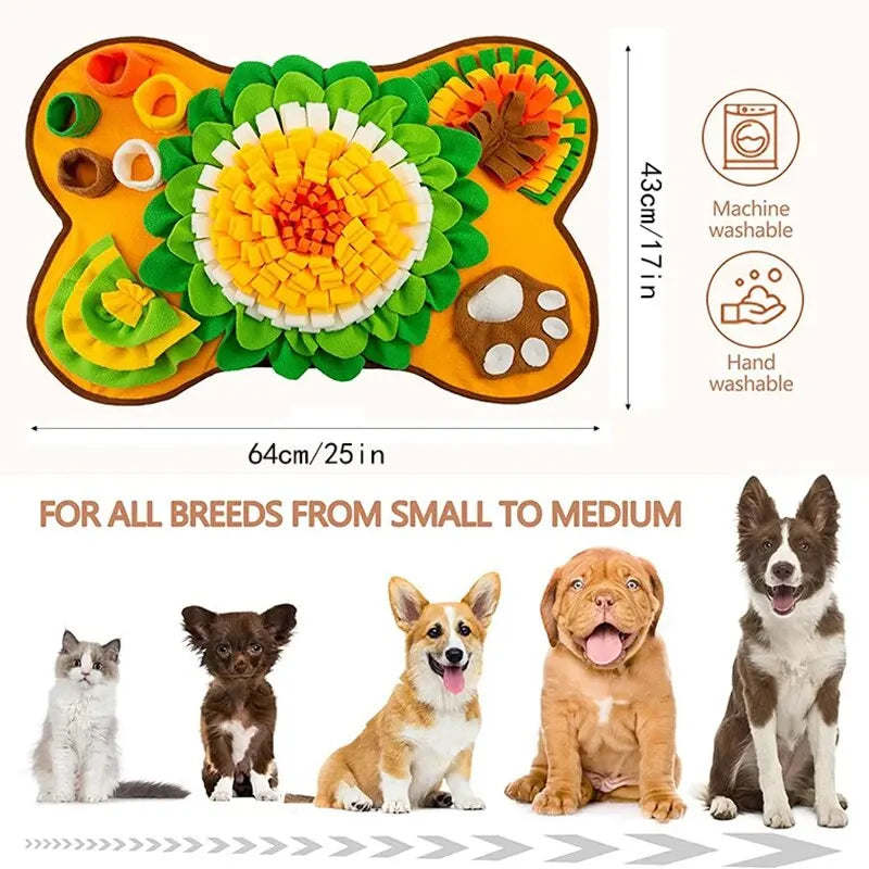 Interactive Snuffle Mat for Dogs - Slow Feeding & Fun