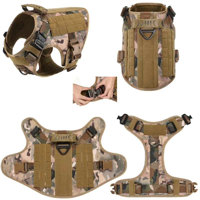 Ultimate Tactical Dog Harness & Leash Set for All Breeds