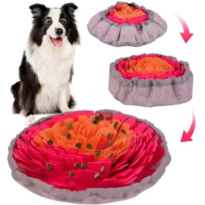 Foldable Dog Slow Feeding Sniffing Mat Toy