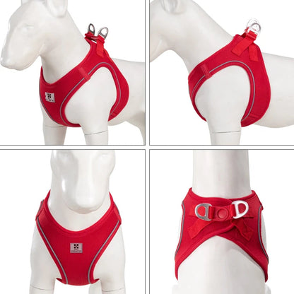 Reflective Dog Harness & Leash Set - Adjustable & Comfortable