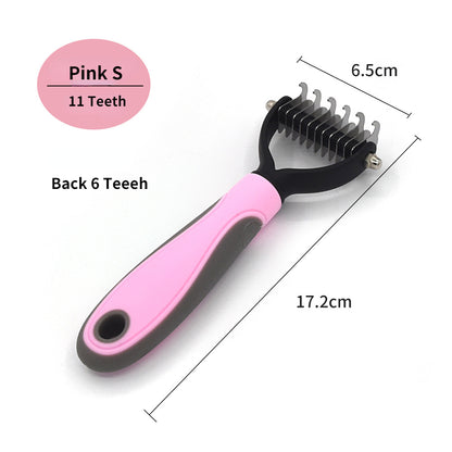 Ultimate Pet Deshedding & Grooming Brush for Dogs & Cats