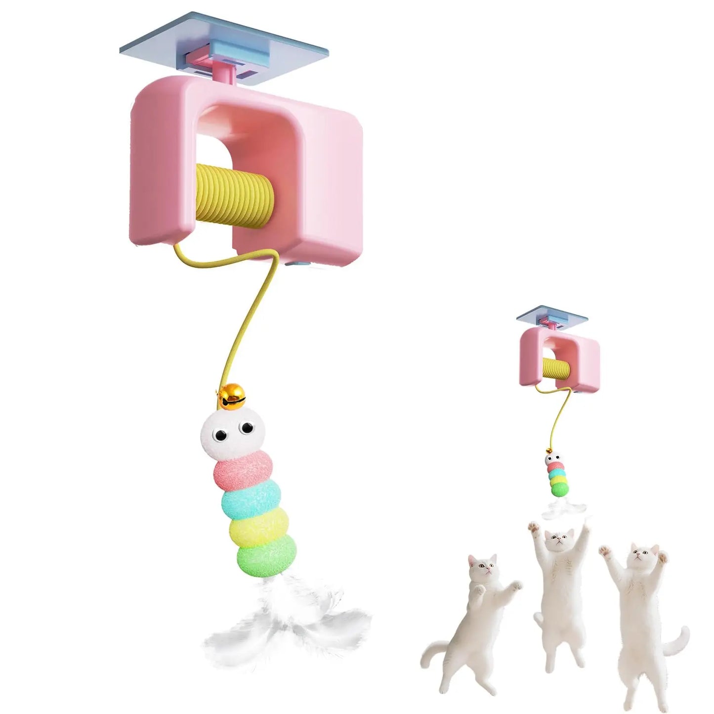Interactive Rechargeable Cat Toy with Automatic Flying Bird