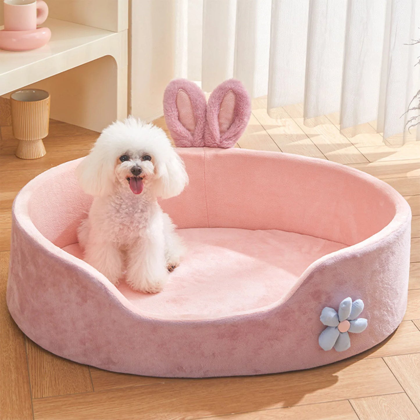 Cozy & Washable Pet Bed for All Seasons