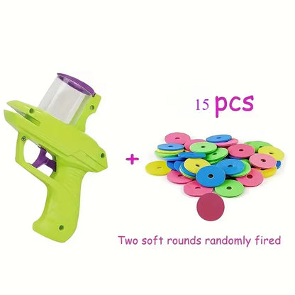 Interactive Cat Toy Launcher with Colorful Discs Set