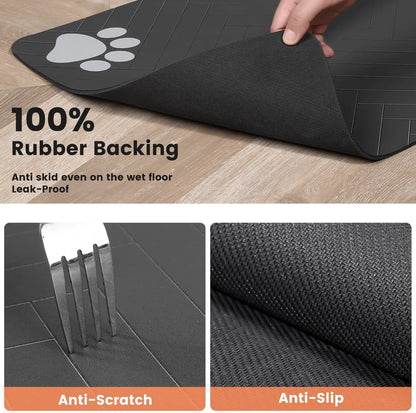 Non-Slip and Absorbent Feeding Mat