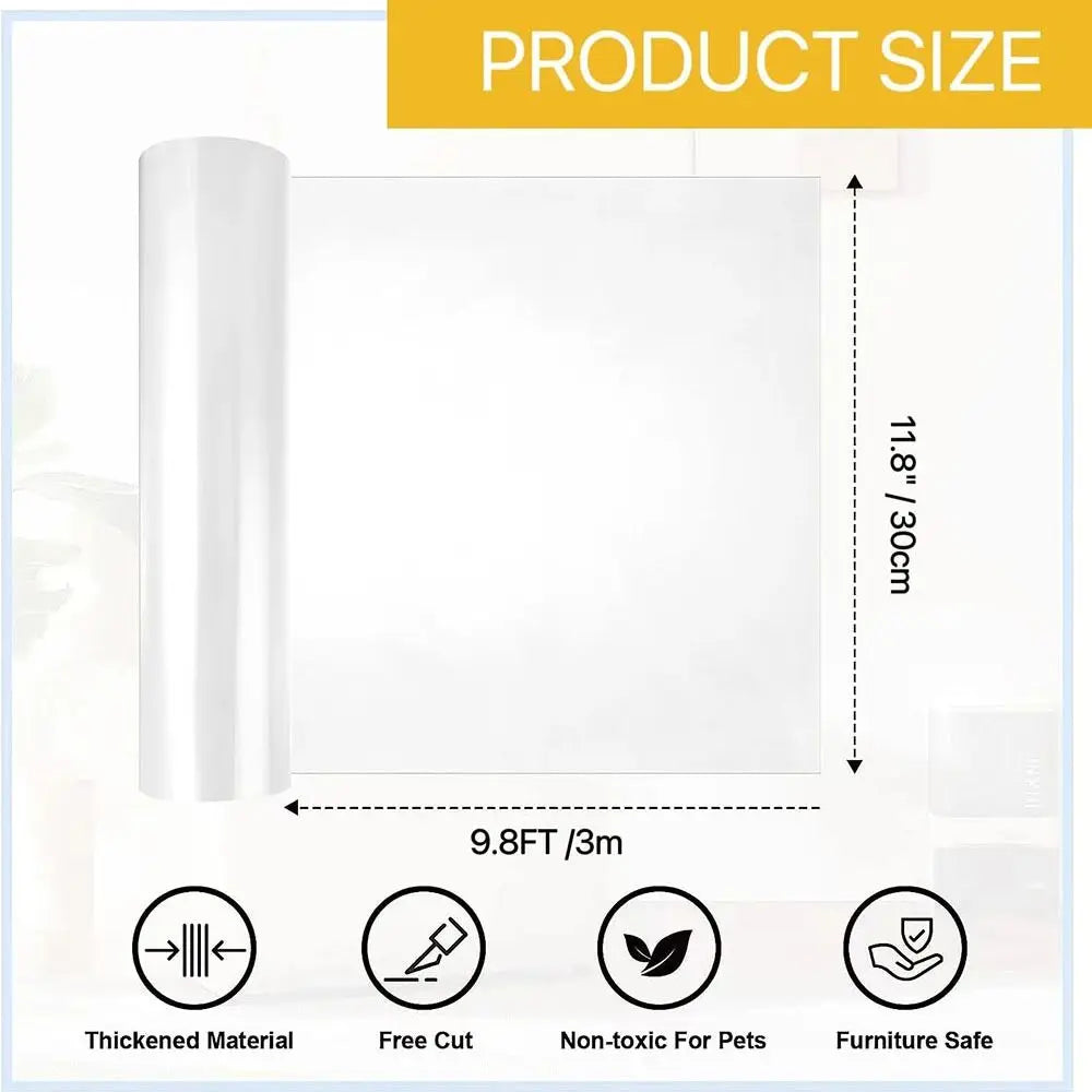 Transparent Anti-Scratch Furniture Protector for Cats