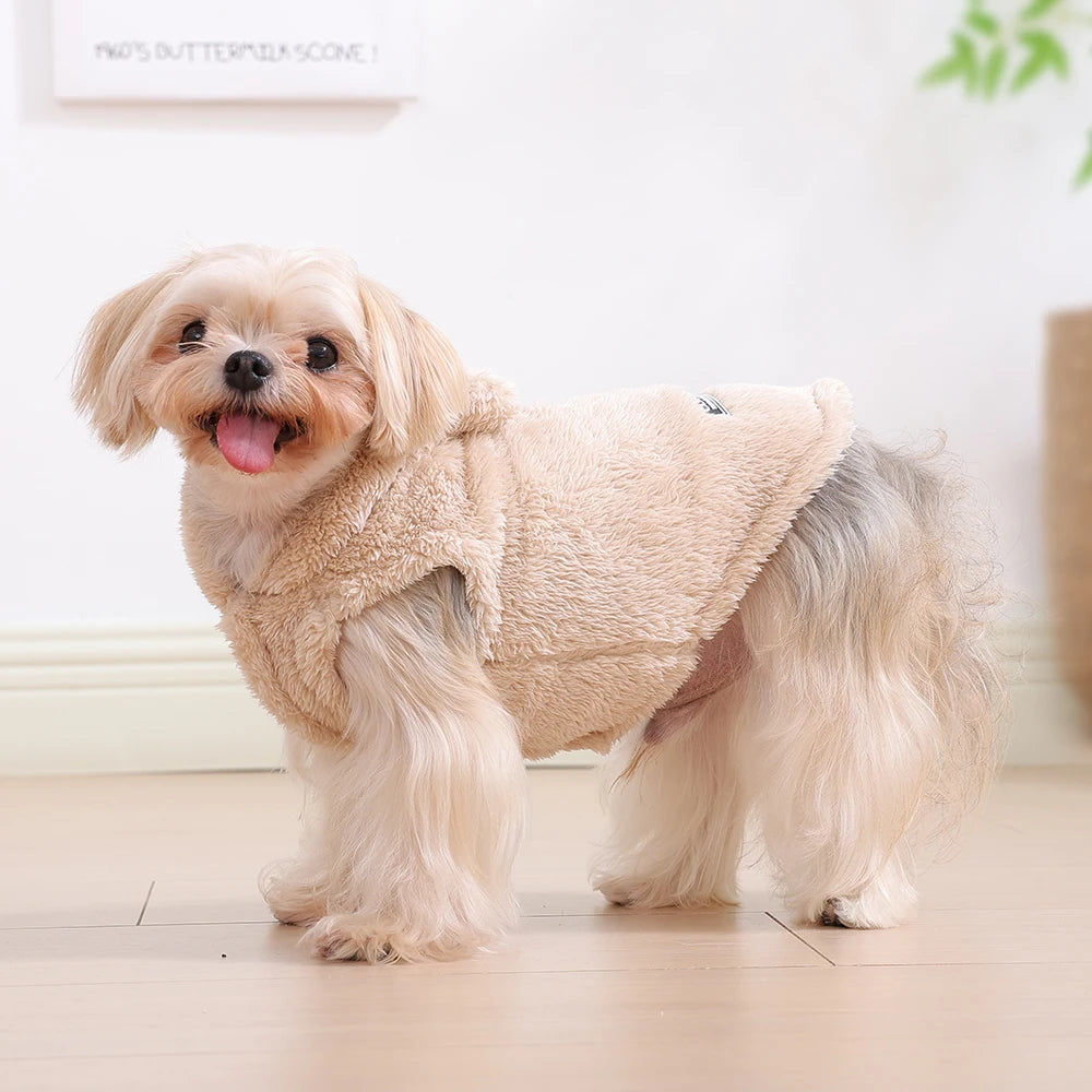 Cozy Fleece Hoodie for Small & Medium Pets - Warm & Cute