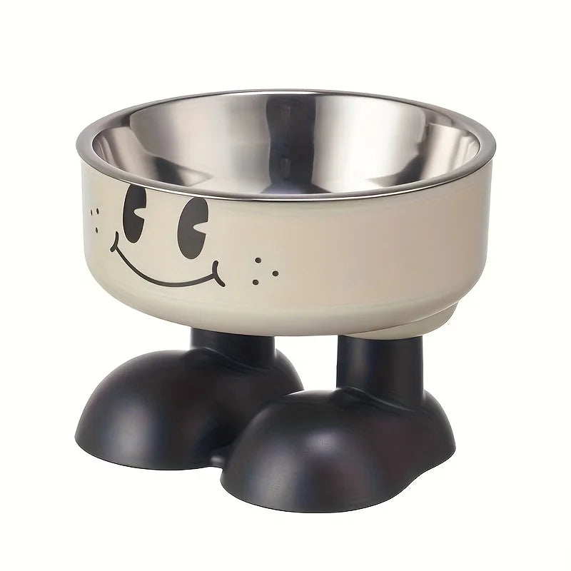 Stylish Elevated Pet Bowl - No Spill Design