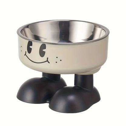 Stylish Elevated Pet Bowl - No Spill Design