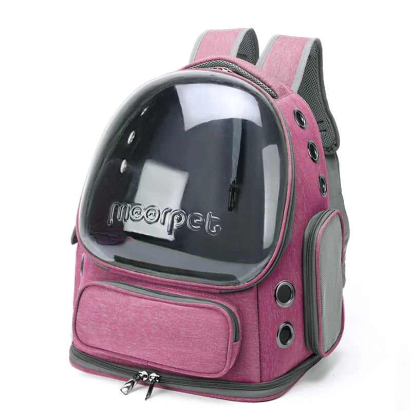 Breathable Pet Carrier Backpack for Cats & Small Dogs