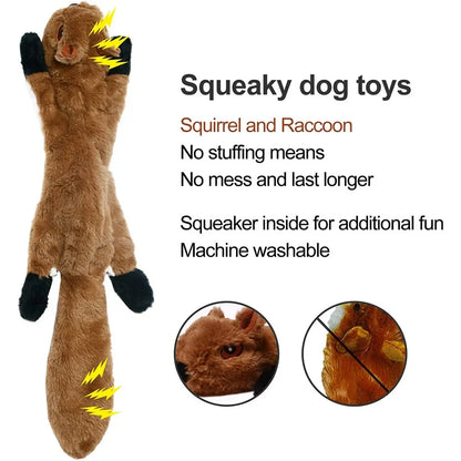 Durable 45cm Plush Squeaky Dog Chew Toy