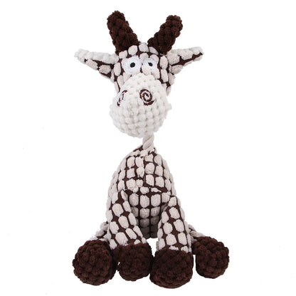 Interactive Plush Dog Toys for Large Breeds