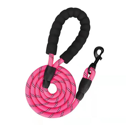 Reflective Nylon Dog Leash for All Breeds