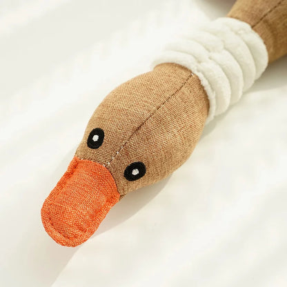 Interactive Goose Sound Plush Toy for Pets