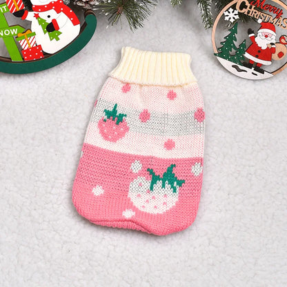 Cozy Winter Cat Sweater - Warm Pet Clothing