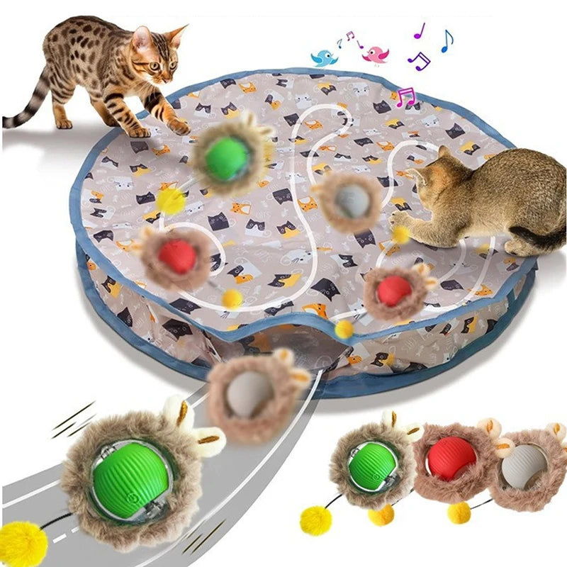 Smart Interactive Cat Toy Ball with Motion Activation