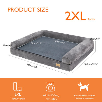 Orthopedic Extra Large Dog Bed with Washable Cover
