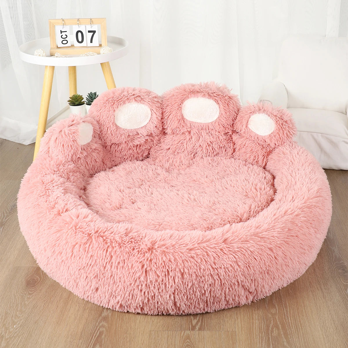 Luxurious Fluffy Dog Bed - Cozy Comfort for Pets