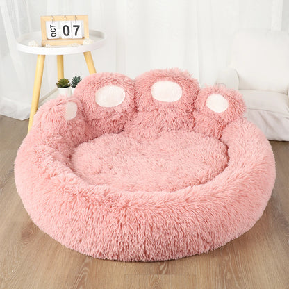 Luxurious Fluffy Dog Bed - Cozy Comfort for Pets