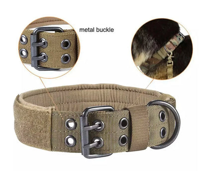 Premium Reflective Tactical Dog Collar - Adjustable & Durable