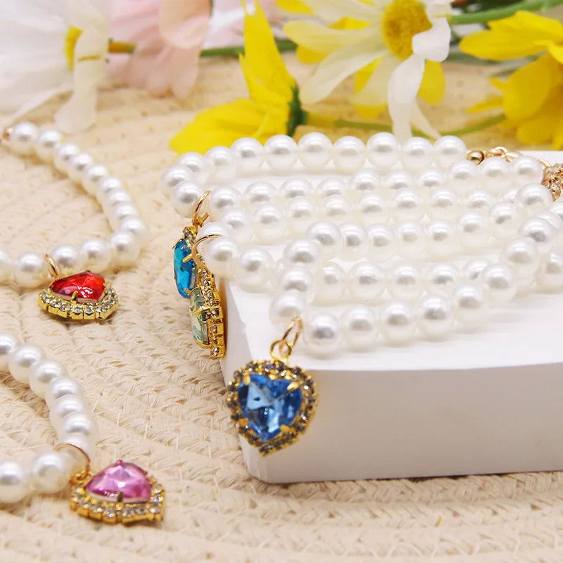 Elegant Pearl Cat Necklace - Adjustable and Stylish