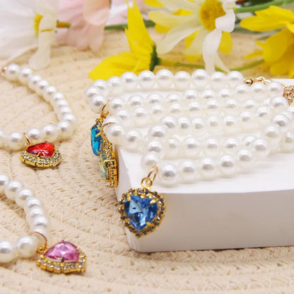 Elegant Pearl Cat Necklace - Adjustable and Stylish