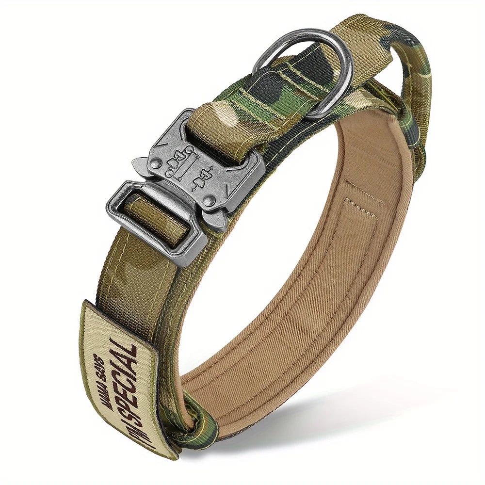 Durable Tactical Dog Collar with Control Handle